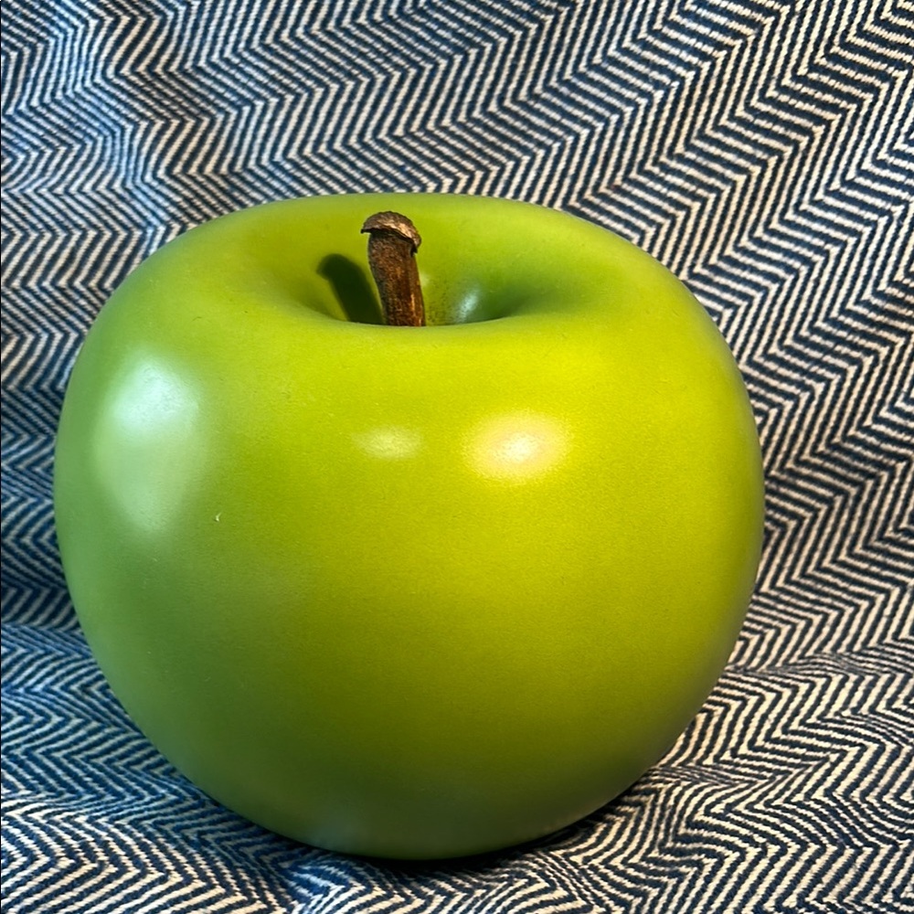 Vibrant Green Decorative Apple